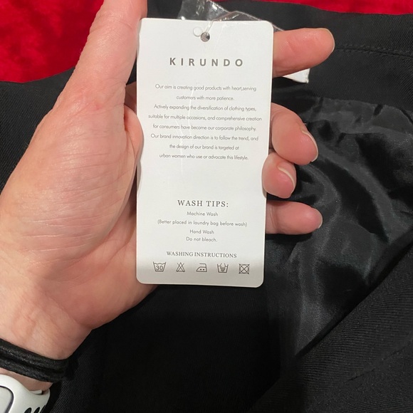 NWT Large Black Skort Suit Measurements in pics Stylish Professional Cute Flare - Picture 14 of 17